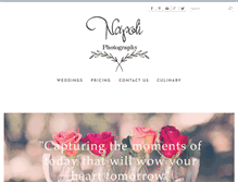 Tablet Screenshot of napoliphotography.com